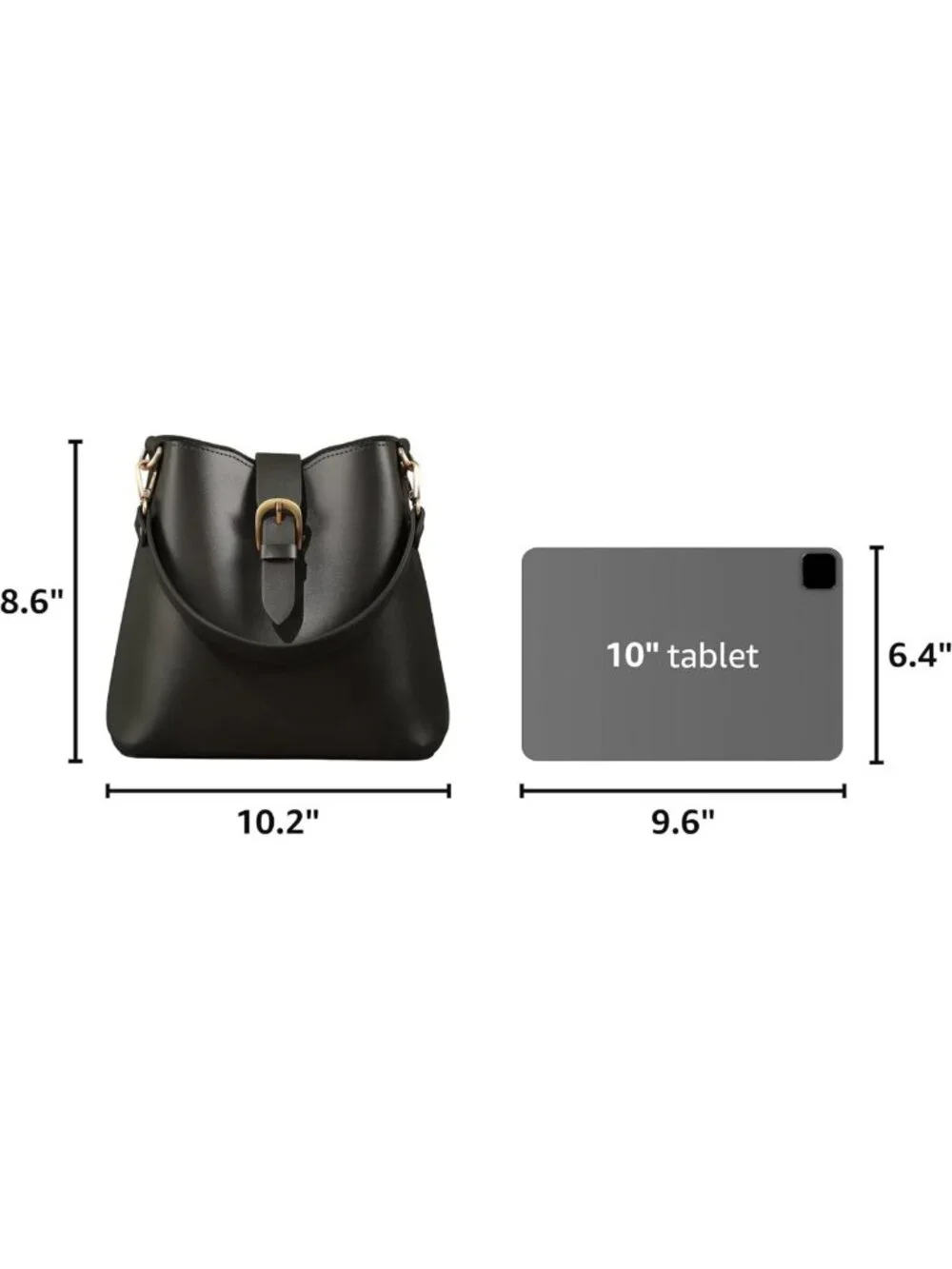 Vegan Leather Hobo Bag for Women | Retro Casual Purse | Vintage Shoulder Handbag